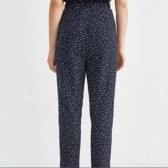 Navy & White Polka Dot Dress Pants - Picture 2 of 10